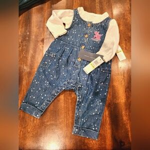 Tommy Hilfiger 2 Piece Denim Set- Size: 3-6 Months
